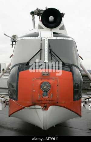 Sikorsky HH 52 Meer Guardian Hubschrauber auf dem Display auf dem Flugdeck auf das Intrepid Sea Air Space Museum Stockfoto