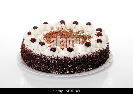 Schwarzwälder Kirschtorte Stockfoto