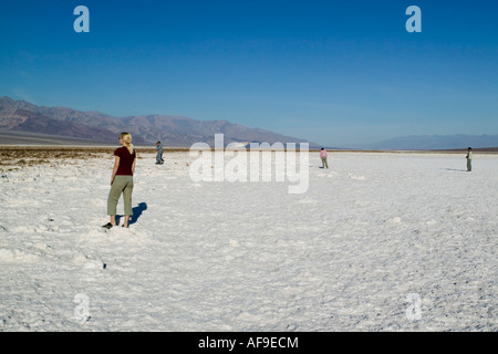 Weibchen im Death valley Stockfoto