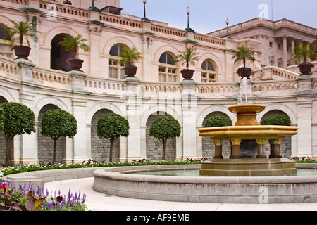 Der Balkon des US-Kongresses mit Blick auf die national mall Stockfoto