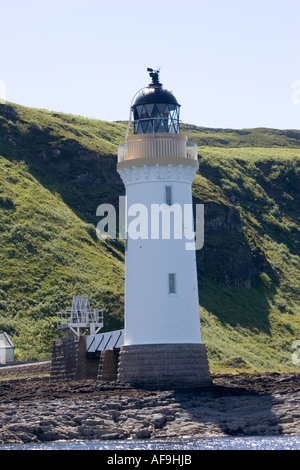 Erray Leuchtturm am Rubha Nan Gall nördlich von Tobermory Isle of Mull Scotland UK Stockfoto