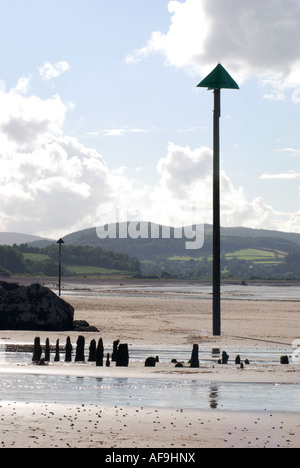 Blauer Anker Strand, Somerset, England, UK Stockfoto