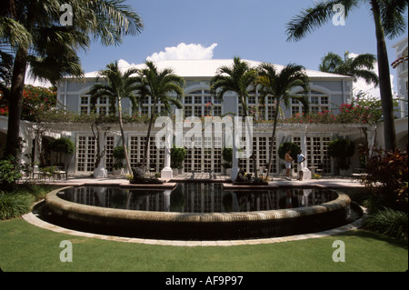 Grand Cayman Islands BWI Britisch-Westindien Karibik Meer Wasser Tropen warmes Wetter Klima Hyatt Regency Hotel Hotels Unterkunft Inn Motel m Stockfoto