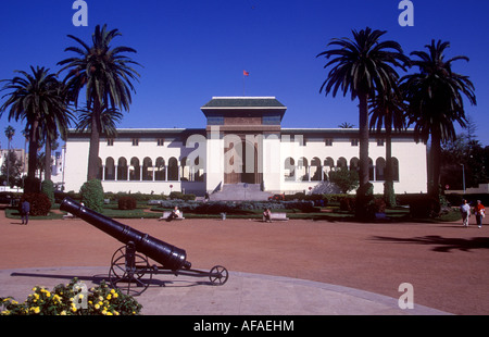 Palace of Justice auf dem Mohammed V Platz in Casablanca Stockfoto