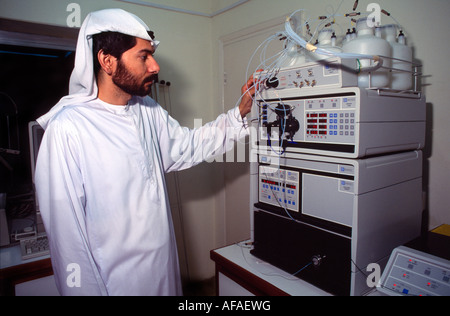 Dubai Vereinigte Arabische Emirate Umweltschutz Luft Überwachung Labor Stockfoto