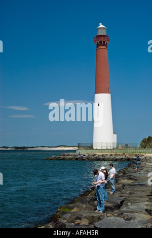 Barnegat Bay Leuchtturm in Long Beach Island NJ Stockfoto