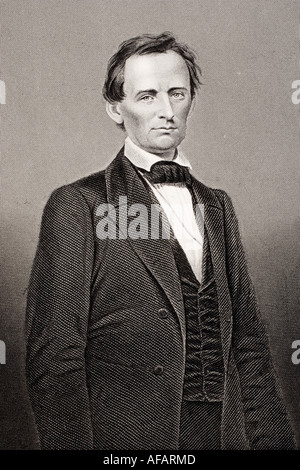 Abraham Lincoln, 1809 - 1865. 16. Präsident der Vereinigten Staaten, 1861 - 1865. Stockfoto