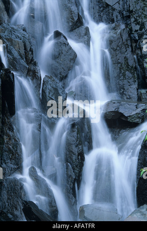 USA Alaska Kenai Fjords Nationalpark drei Loch Rock und Einstellung Sommersonne entlang Aialik Bay Stockfoto