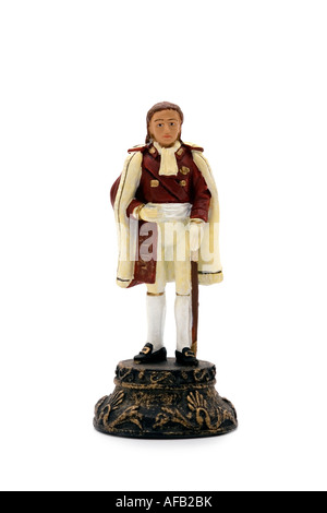 Schachfigur König statuette Stockfoto