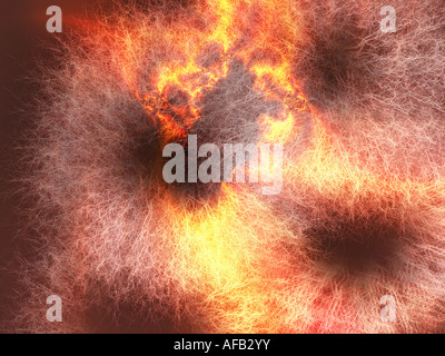 Lava-Illustration Stockfoto