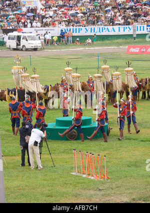 Eröffnungsfeier Naadam-Fest Stockfoto