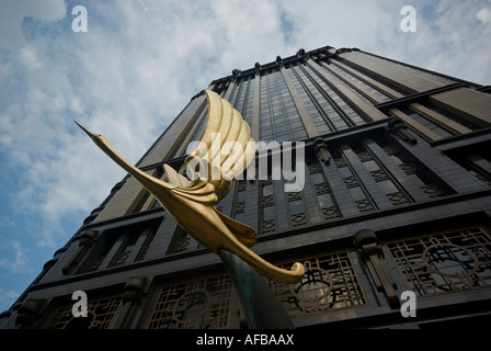 Auch bekannt als ist Gotham City Singapur s Park View Gebäude ein fantastisches Beispiel für über das Top Art Deco design Stockfoto