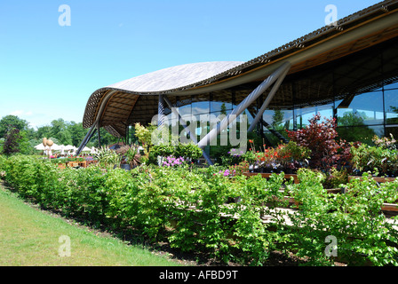 Garten Shop, Savill Gebäude, Savill Garden, Windsor Great Park, Englefield Green, Surrey, England, Vereinigtes Königreich Stockfoto