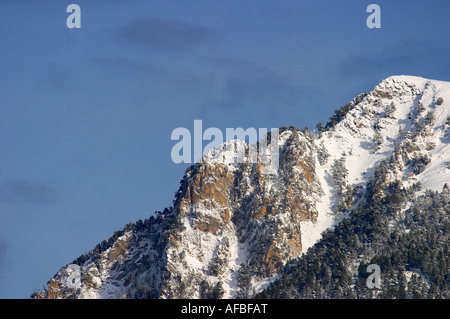 Vista del Valle de Artiga de Lin. Vall d ' Aran Lleida, Katalonien, España. Ansicht des Artigal de Lin Valley, Aran-Tal, Spanien. Stockfoto