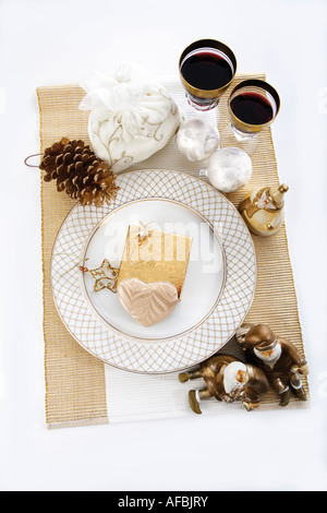 Weihnachten-Gedeck Stockfoto