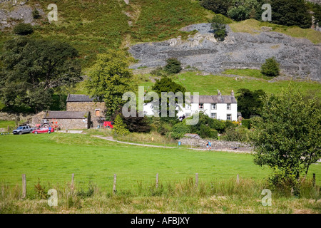 Seite Bauernhof Patterdale in der Nähe von Ullswater in der Seenplatte der Start und Ziel für Spaziergänge um den See und über Platz fiel Stockfoto