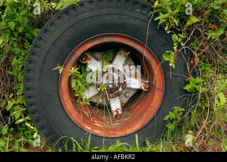 alte Reifen Stockfoto