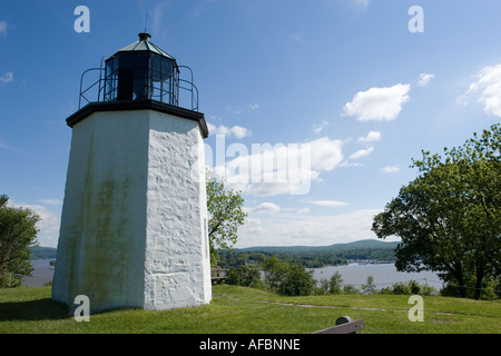 Stony Point Leuchtturm Hudson Valley New York älteste auf dem Fluss-Gelände der Unabhängigkeitskrieg Schlacht Stockfoto