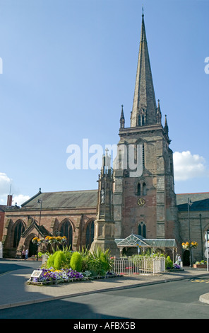 St Peter Kirche und Krieg-Denkmal Hereford England UK Stockfoto