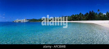 Blue Lagoon Cruises, Nanuya Lailai Insel Yasawa Island, Fidschi Stockfoto