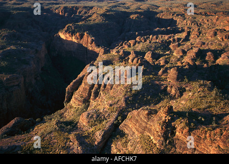 Luftaufnahme, Bungle Bungles, Kimberley Purnululu NP, WA, Australien Stockfoto