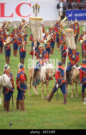 Naadam Festival Kavallerie Stockfoto