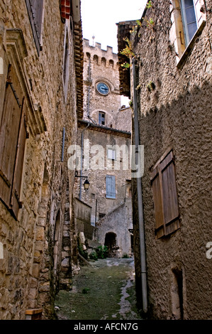 Vivier Ardèche Rhône Alpes Rhone Tal Frankreich mittelalterliche französische Stadt Stockfoto