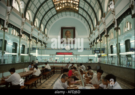 Vietnam,Vietnamesisch,Südost,Südost,Asien,Asiatisch Saigon,Ho Chi Minh Stadt,Kommunismus,Kommunist,Buddhist,Buddhismus,General Post Office,gebaut,gebaut Stockfoto