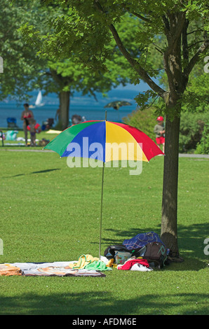 Freibad, Eriskircher Lake Constance Germany, Mai 2005 Stockfoto