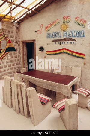 Hotel Salt - Salar de Uyuni, Potosi, Bolivien Stockfoto