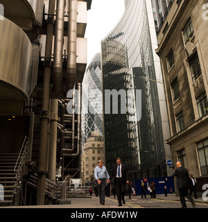 Business Corporate Lloyds Square Mile City monochrome launisch atmosphärische finanziellen Banken arbeiten Büro Stockfoto