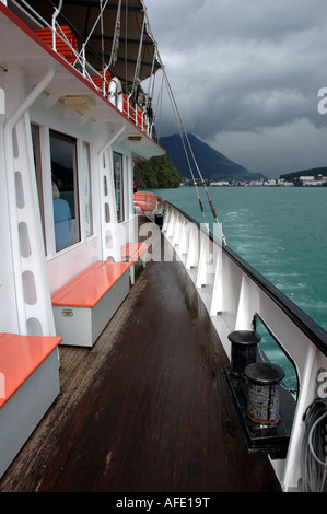 Raddampfer Stadt Luzern am Vierwaldstättersee, Schweiz Stockfoto