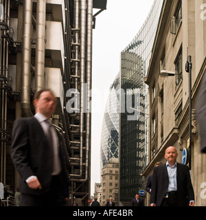 Business Corporate Lloyds Square Mile City monochrome launisch atmosphärische finanziellen Banken arbeiten Büro Stockfoto