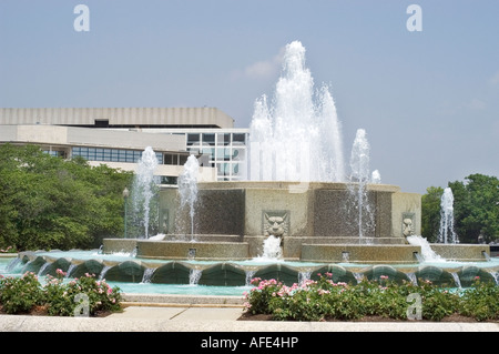 Plaza-Brunnen, Washington DC, USA Stockfoto