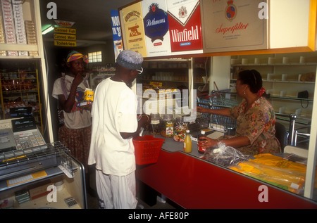 Supermarkt in der Vorstadt Katutura, Windhoek Namibia. Stockfoto