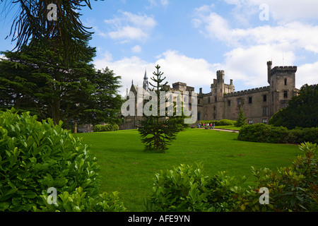 Original Haus auf Grundstück des Alton Towers Themenpark, Staffordshire, UK Stockfoto