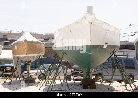 Boote in Newport Rhode island Stockfoto