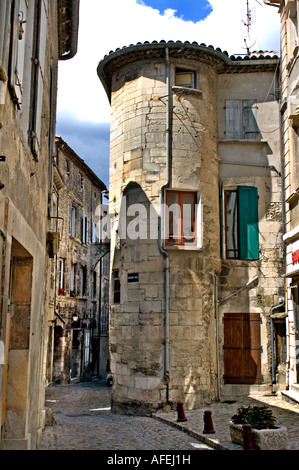 Vivier Ardèche Rhône Alpes Rhone Tal Frankreich mittelalterliche französische Stadt Stockfoto