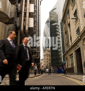 Business Corporate Lloyds Square Mile City monochrome launisch atmosphärische finanziellen Banken arbeiten Büro Stockfoto