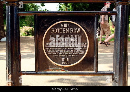 Rotten Row, London Stockfoto