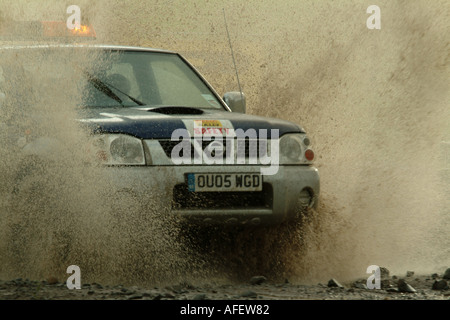 Pirelli internationale Rallye Mai 2005 Teil des britischen Rallye-Meisterschaft Pzero Wertungsprüfung Stockfoto