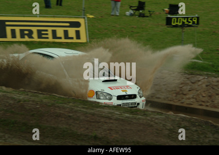 Pirelli internationale Rallye Mai 2005 Teil des britischen Rallye-Meisterschaft Pzero Wertungsprüfung Stockfoto