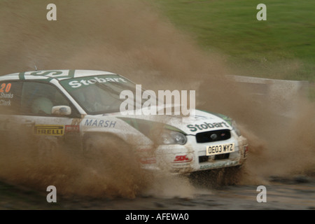 Pirelli internationale Rallye Mai 2005 Teil des britischen Rallye-Meisterschaft Pzero Wertungsprüfung Stockfoto