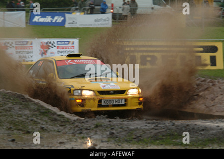 Pirelli internationale Rallye Mai 2005 Teil des britischen Rallye-Meisterschaft Pzero Wertungsprüfung Stockfoto