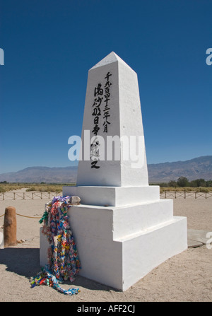 Owens Valley in Kalifornien Manzanar National Historic Site Stockfoto
