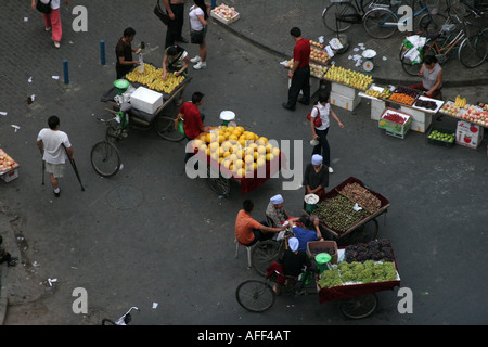 Freiverkehr in Yinchuan Ningxia China August 2007 Stockfoto