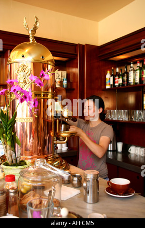 Café Barista Stockfoto