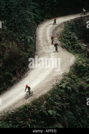 Death Road - Coroico, Yungas, Bolivien Stockfoto