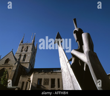 Southwark Kathedrale, die Kathedrale und kollegialen Kirche St Saviour und St Mary Overie, Southwark, London Stockfoto