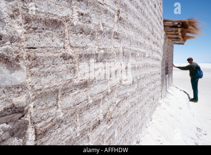 Hotel Salt - Salar de Uyuni, Potosi, Bolivien Stockfoto